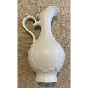 Vtg Pitcher Royal Porzellan Bavaria KPM White 983/19 Handarbeit Bisque Porcelian